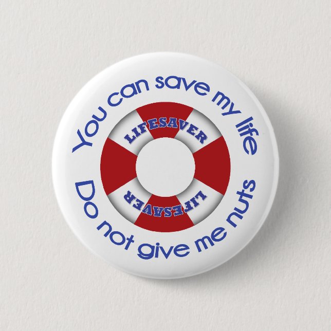 Lifesaver - nötallergin knäppas knapp (Framsida)