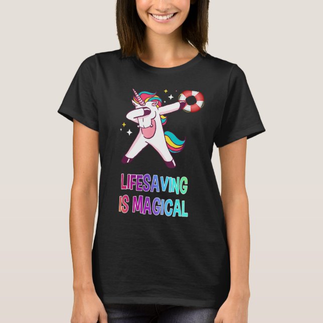 Lifesaver Shirt Unicorn Life-Saver Gift T (Framsida)