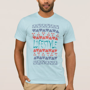 LIFESTYL - Fetstiskt Mönster T-Shirt-design med fe T Shirt