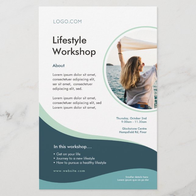 Lifestyle Worskhop Flyer (Framsidan)