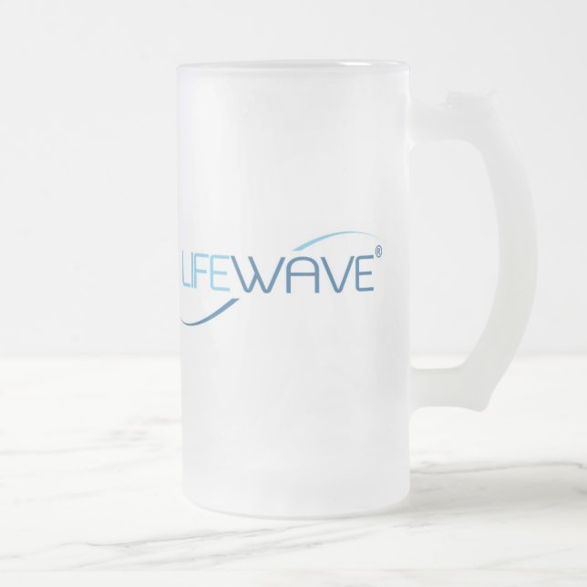 LifeWave logotypmugg Frostat Ölglas (Höger)