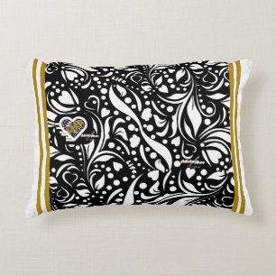Lifo Black accent Pillow - Adiela Akoo Prydnadskudde