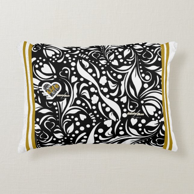 Lifo Black accent Pillow - Adiela Akoo Prydnadskudde (Framsidan)
