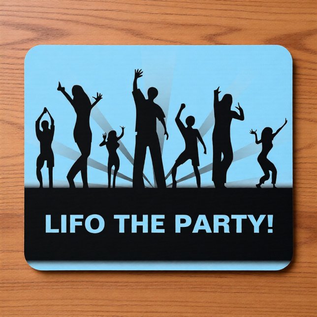 Lifo the Party Funny Accountant Joke Mousepad Musmatta (Skapare uppladdad)
