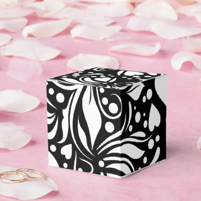 Lifsoffert Black Favor Box av Adiela Akoo Presentaskar (Bröllop)