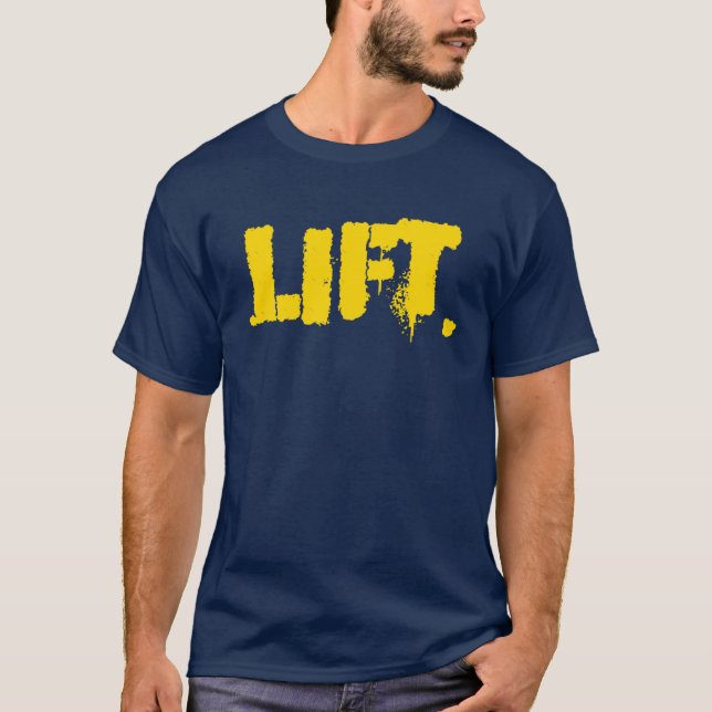 LIFT Gul T Shirt (Framsida)
