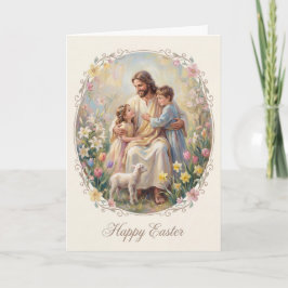 Lift Up Your Eyes Easter Card Kort