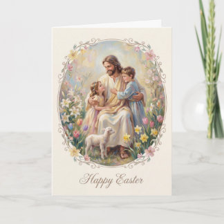 Lift Up Your Eyes Easter Card Kort
