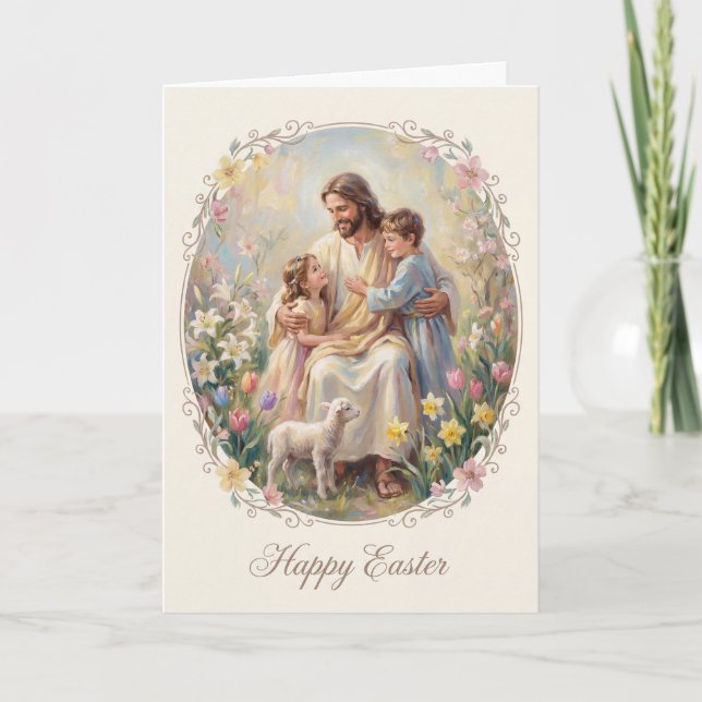 Lift Up Your Eyes Easter Card Kort (Framsida)