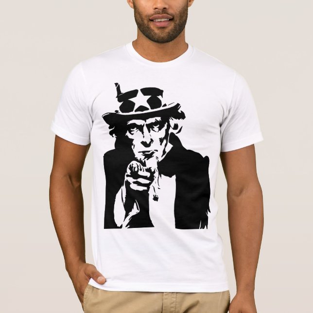 liftarn_Uncle_Sam_pointing Tee (Framsida)