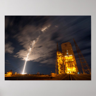 Liftoff av Cygnus Cargo Frakt, Uppdrag till ISS Poster