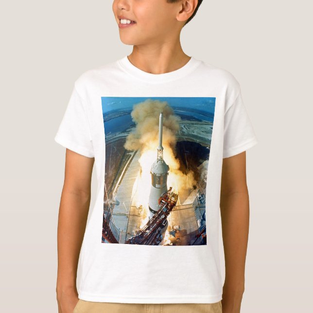 Liftoff av det Apollo 11 Saturn V utrymmefordon Tee (Framsida)