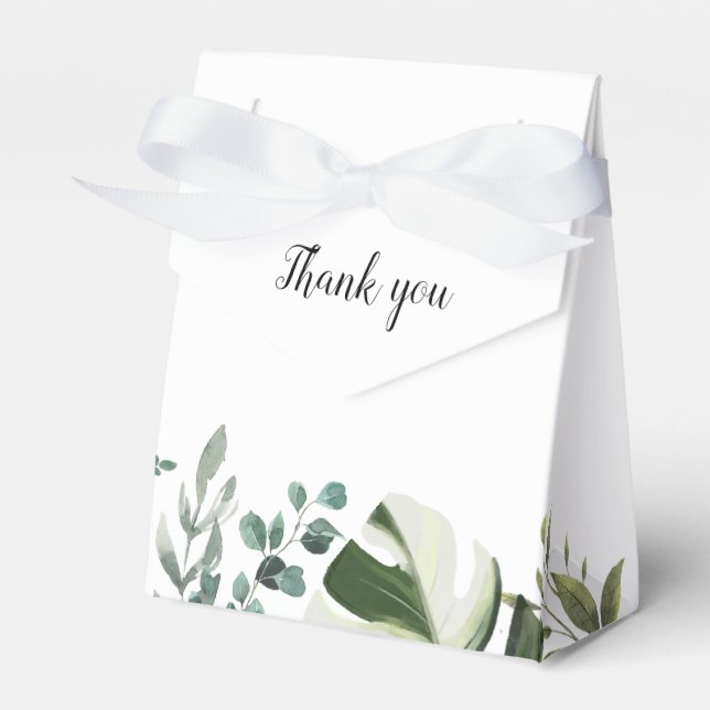 LIFY Botanical Eucalyptus Löv Bröllop Presentaskar (Framsidan Sidan)