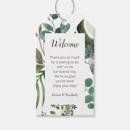 LIFY Botanical Eucalyptus Löv Bröllop Presentetikett