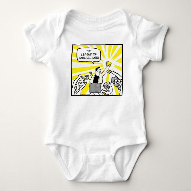 Liga av bibliotekarier T! T Shirt (Framsida)