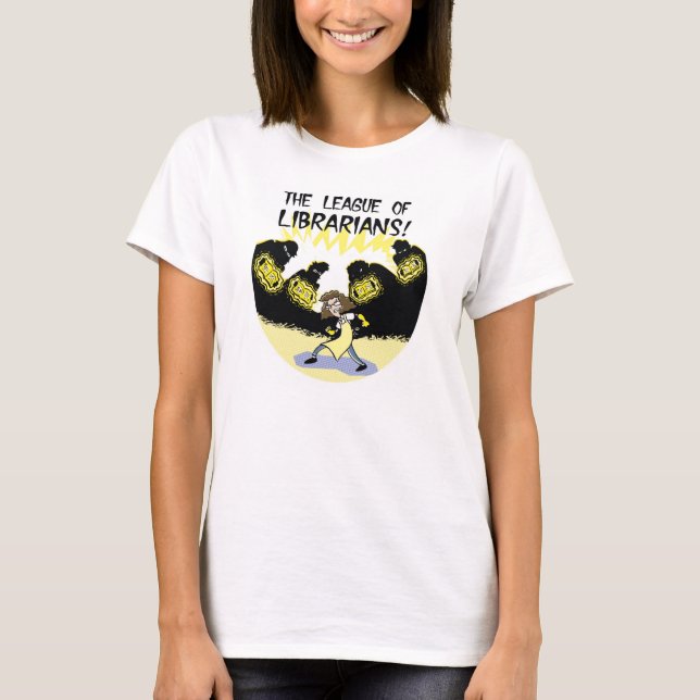 Liga av bibliotekarieT-tröja T-shirt (Framsida)