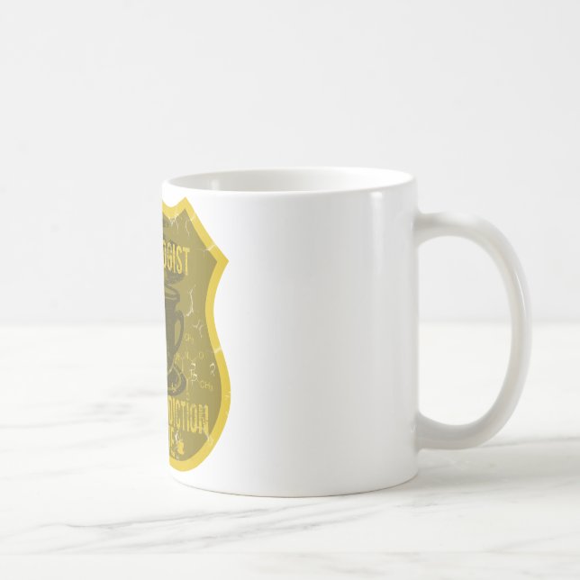 Liga för Cardiologistkoffeinböjelse Kaffemugg (Höger)