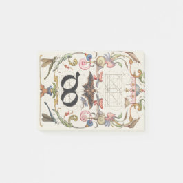 Ligature do from Mira Calligraae Monumenta Post-it Block