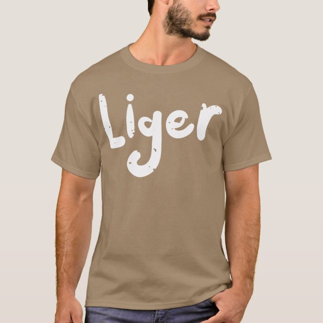 Liger Djur T Shirt (Framsida)