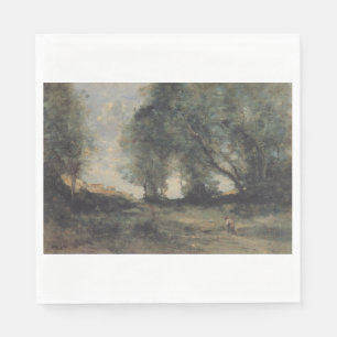 Liggande (av Camille Corot) Pappersservett