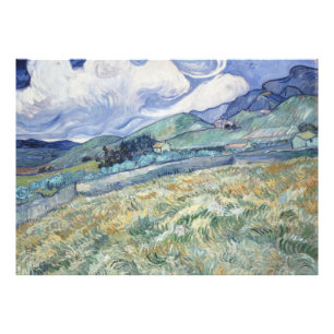Liggande bakom Saint-Paul Vincent van Gogh Fototryck