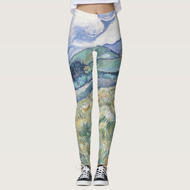 Liggande bakom Saint-Paul Vincent van Gogh Leggings (Framsida)