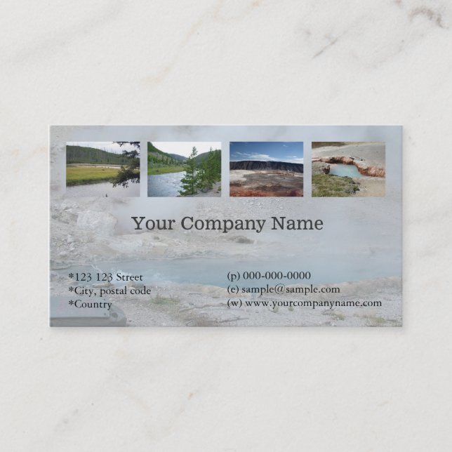 Liggande bild, professionell för personfoto visitkort (Framsida)