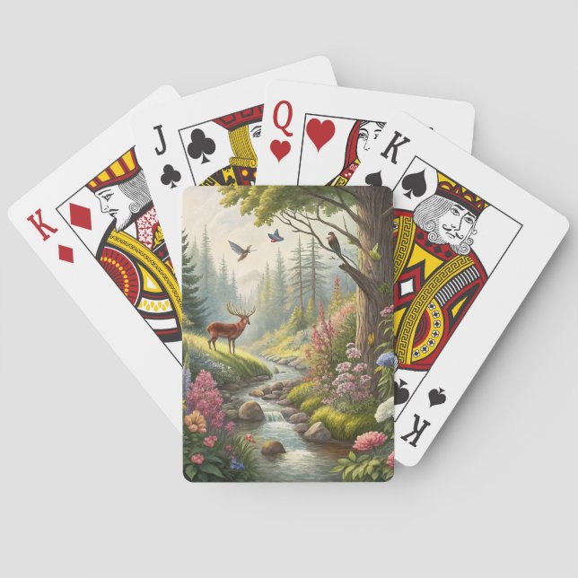 Liggande Casinokort (Baksidan)