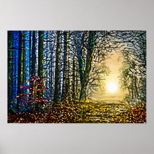 Liggande design 276 poster