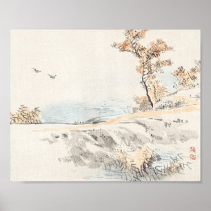 Liggande efter Kōno Bairei Poster