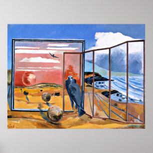 Liggande från en Dream av Paul Nash Poster