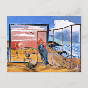 Liggande från en dröm, målning av Paul Nash Vykort