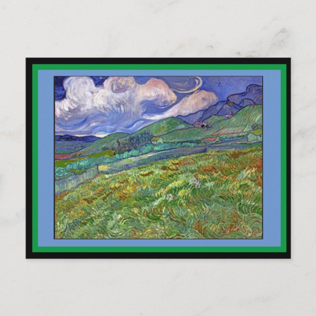 Liggande från Saint-Ré min, Van Gogh, Vykort (Framsida)