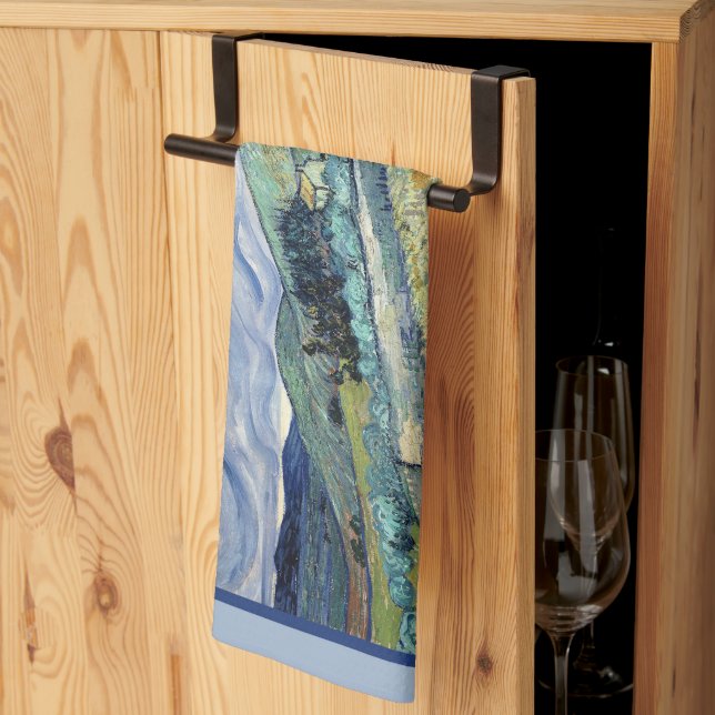 Liggande från Saint-Rémy av Vincent Van Gogh Kökshandduk (Thirds Fold)