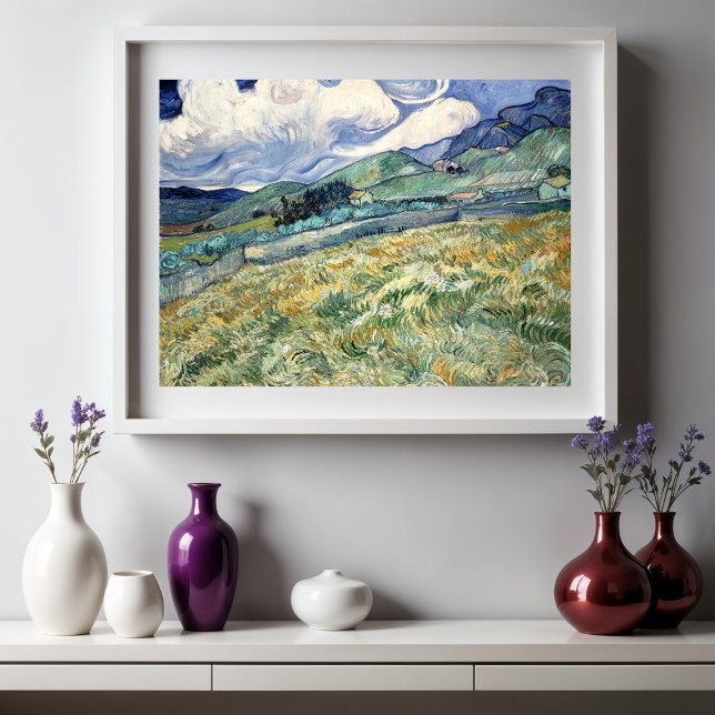 Liggande från Saint-Rémy av Vincent Van Gogh Poster (Skapare uppladdad)