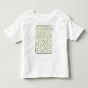 Liggande gadrening mönster t shirt