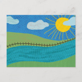 Liggande Helg Vykort