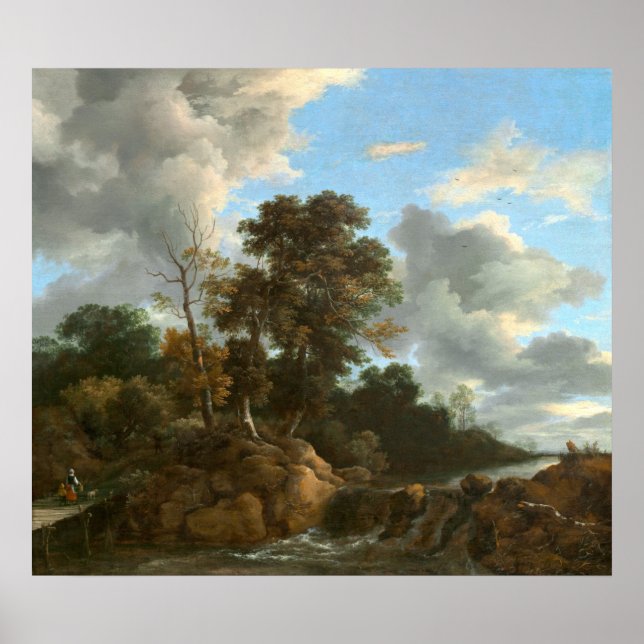 Liggande - Jacob van Ruisdael Fine Art Poster (Framsidan)