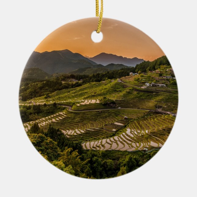 Liggande Julgransprydnad Keramik (Framsidan)