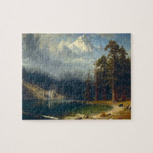 Liggande målning Albert Bierstadt Pussel