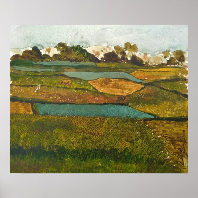 Liggande målning poster (Framsidan)