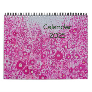 Liggande målningar och fotografi 2025-kalender kalender