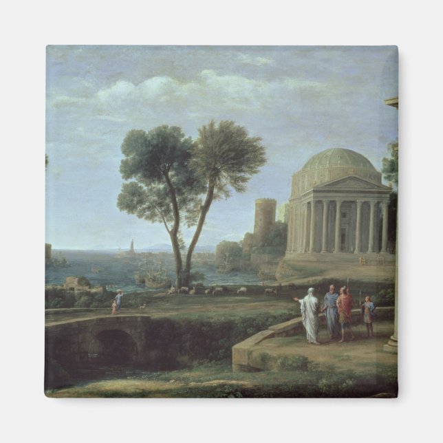 Liggande med Aeneas i Delos, 1672 Magnet (Framsidan)