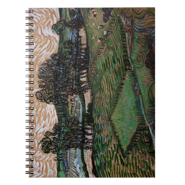 Liggande med bro över Oise (van Gogh) Anteckningsbok (Framsidan)