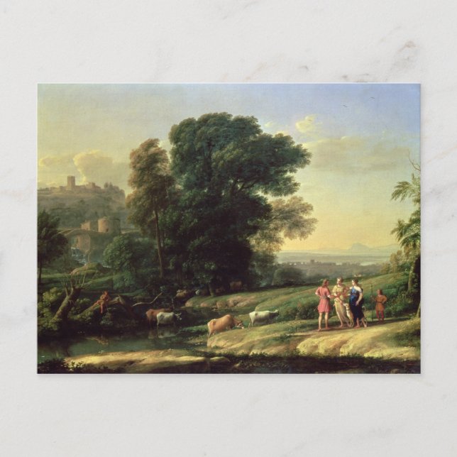 Liggande med Cephalus Vykort (Framsida)