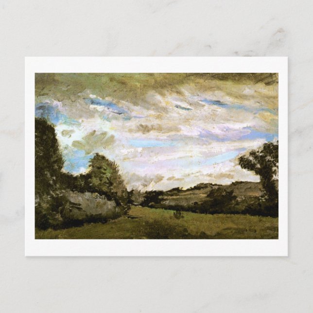 Liggande med Dunes, Vincent van Gogh Vykort (Framsida)