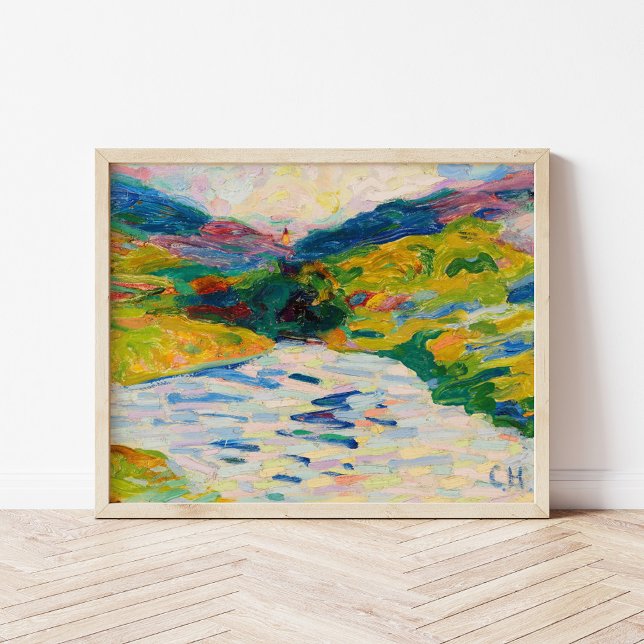 Liggande med en flod | Curt Herrmann Poster (Skapare uppladdad)