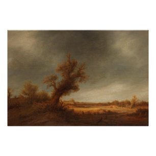 Liggande med en gammal ek, Adriaen van Ostade, Can Fototryck