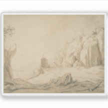 Liggande med en väg under Cliffs nära Bracciano