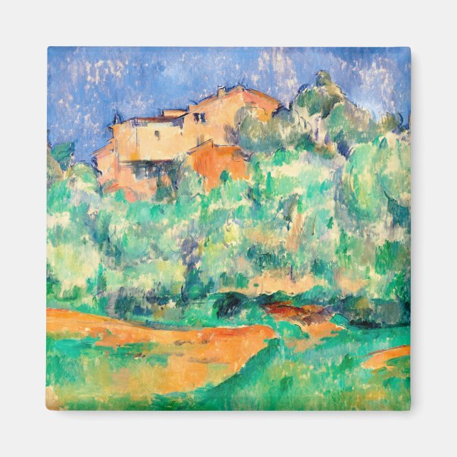 Liggande med ett hus, Cezanne Magnet (Framsidan)